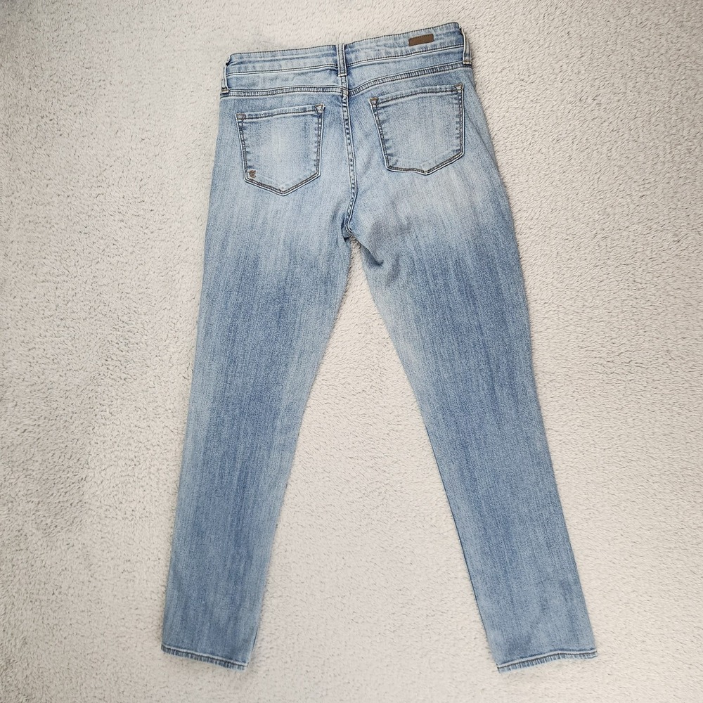 Kut from the Kloth Jeans Womens 2 Blue Distressed Skinny Stretch Denim SP017MD9 - Picture 16 of 16